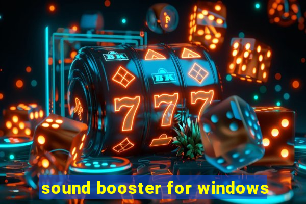 sound booster for windows