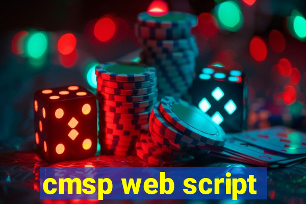 cmsp web script