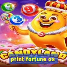 print fortune ox