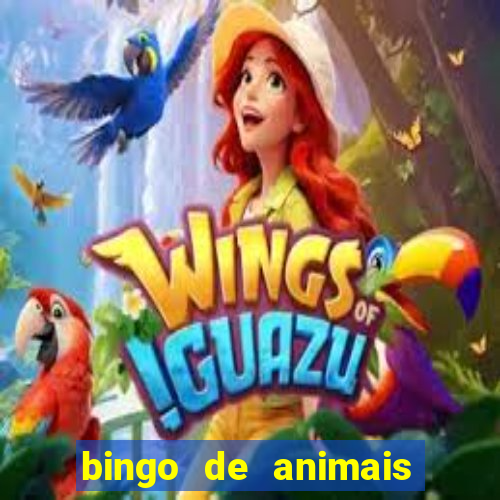 bingo de animais para educa??o infantil