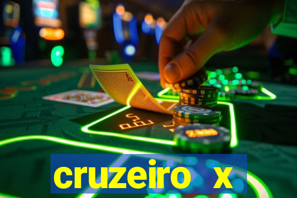 cruzeiro x palmeiras palpite