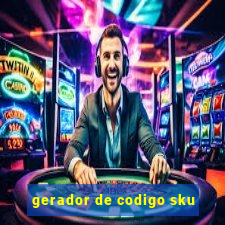 gerador de codigo sku