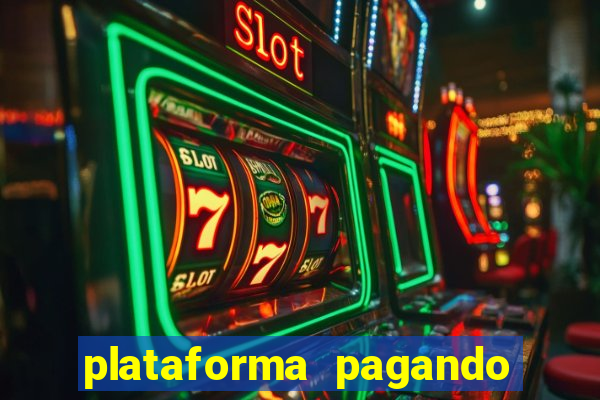 plataforma pagando no cadastro