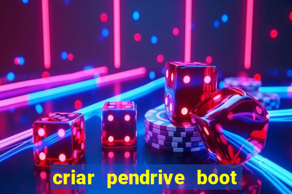 criar pendrive boot windows 10