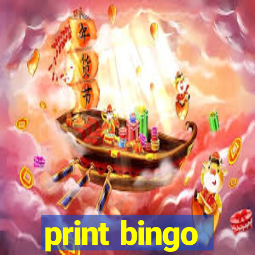 print bingo