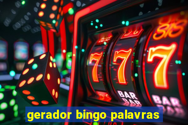 gerador bingo palavras