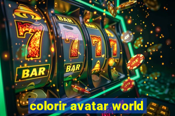 colorir avatar world