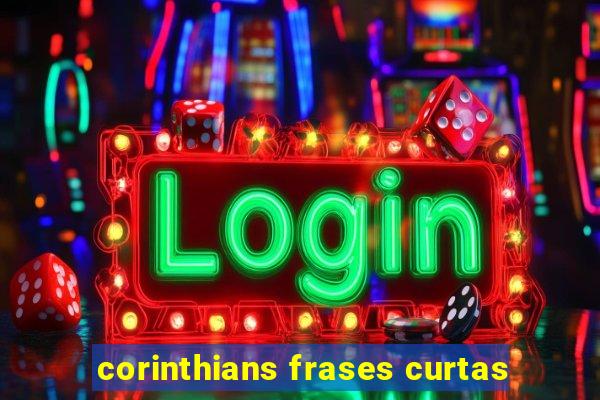 corinthians frases curtas