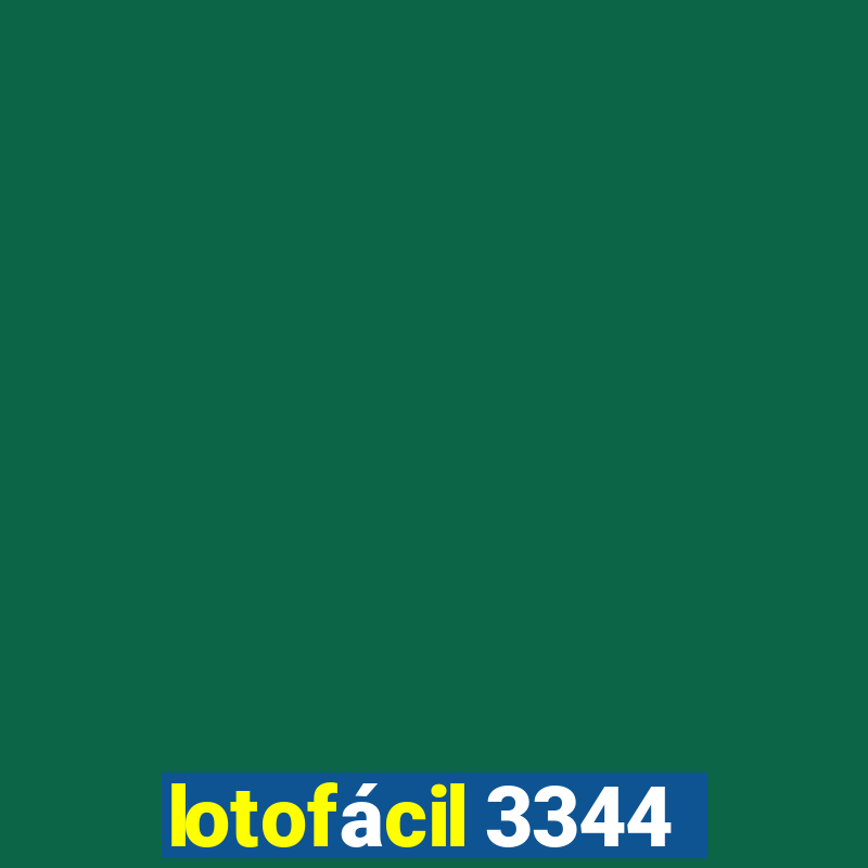 lotofácil 3344