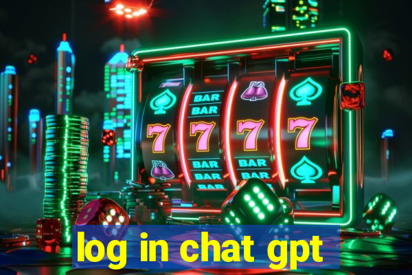 log in chat gpt