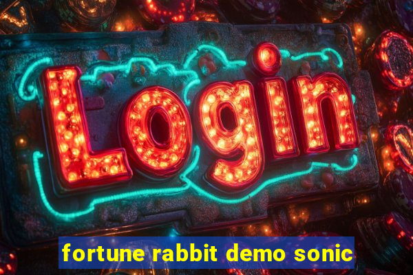 fortune rabbit demo sonic